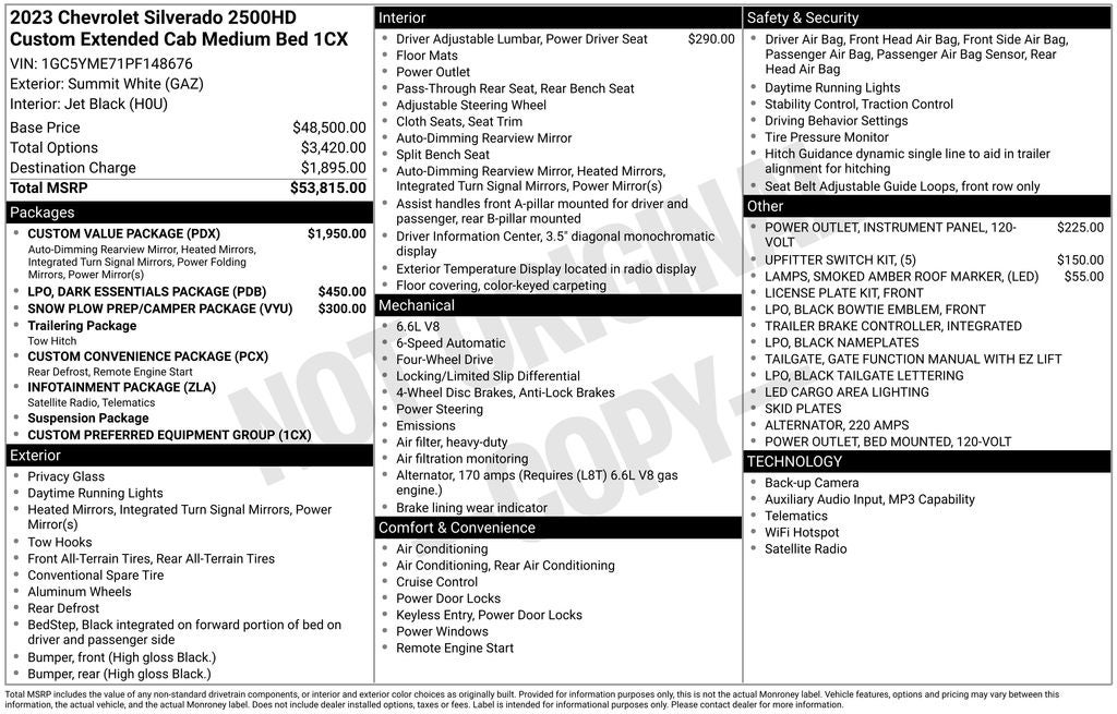 chevrolet silverado 2500hd 2023 1GC5YME71PF148676 image chevrolet silverado 2500hd 2023 1GC5YME71PF148676 image